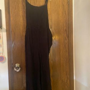 Plus size Jumpsuit overalls. Bib in front, no back. Ties in back and adjustable.